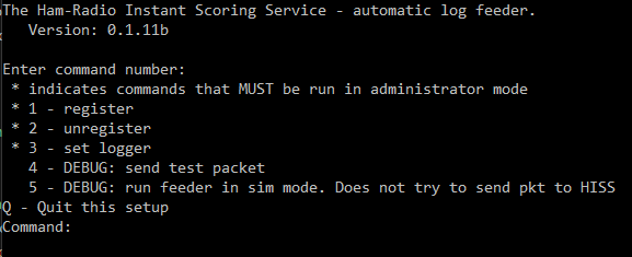 Feeder Menu